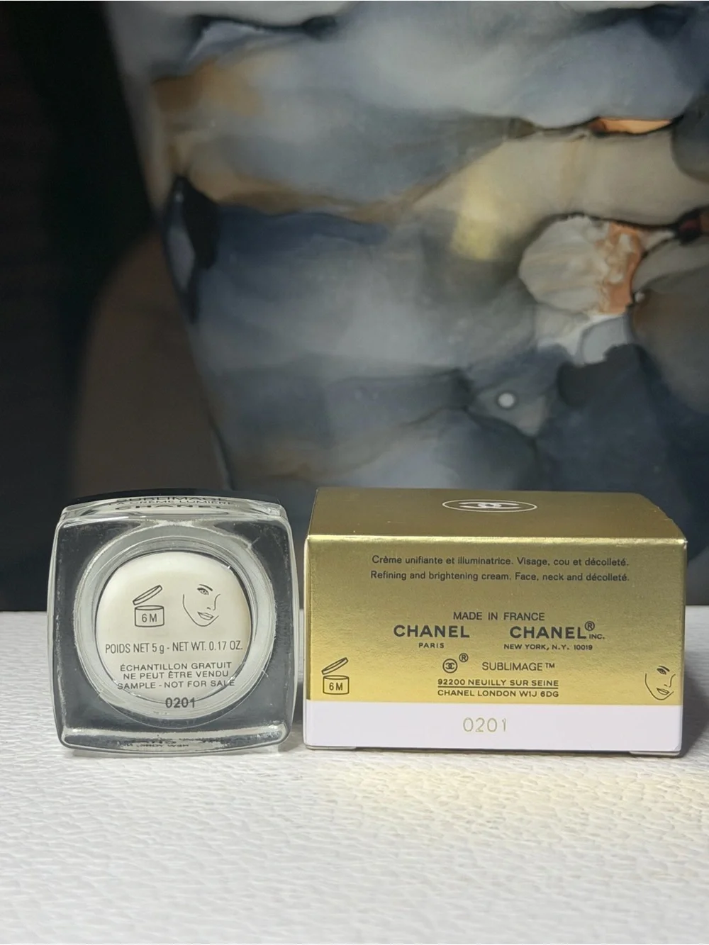 Chanel Sublimage La Crème Lumière Ultimate Brightening Creme 5g/ 0.17 OZ NWB